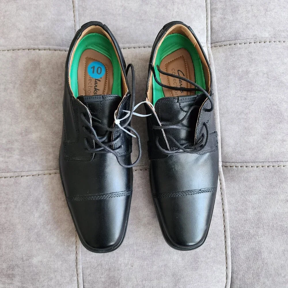 NEW Clarks Men's Clarkslite Cap Oxford Size 10M